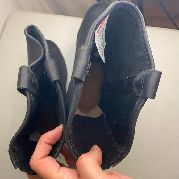 Mens Vintage Redwing Pecos 1116 Black Leather Cowboy Work Boots Pull On Size 7.5 - Picture 10 of 13